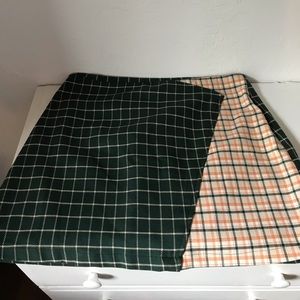 Plaid skirt from urban
